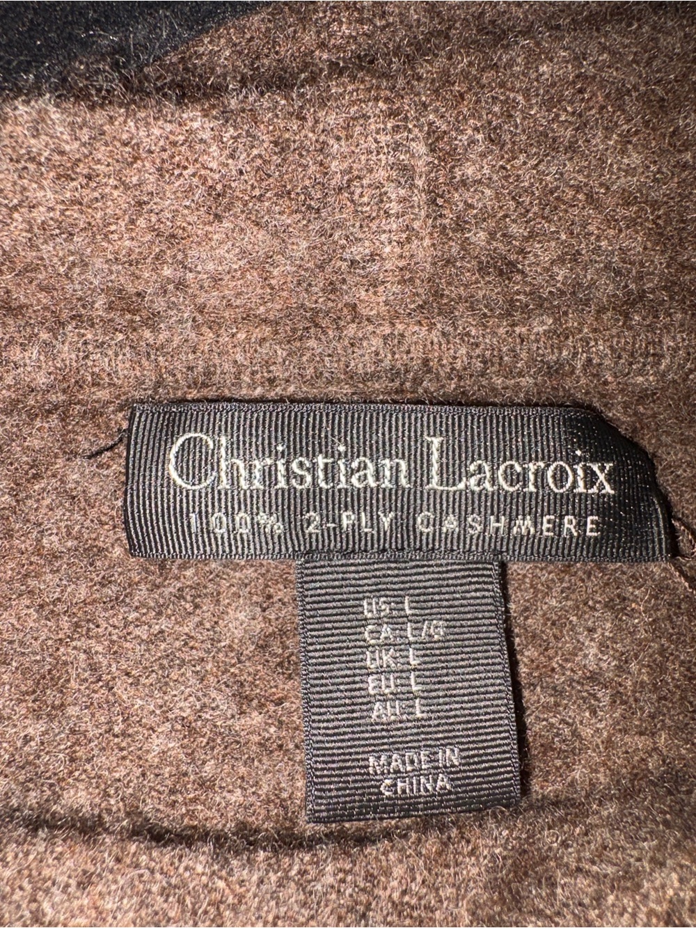 Christian Lacroix 100% Cashmere Hooded Sweater - Picture 4 of 9